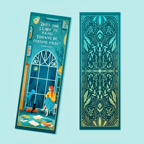 Bookmark design for future multiple theme sets Design by fitriandhita