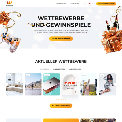 Web page design contest entry by FaTiH™
