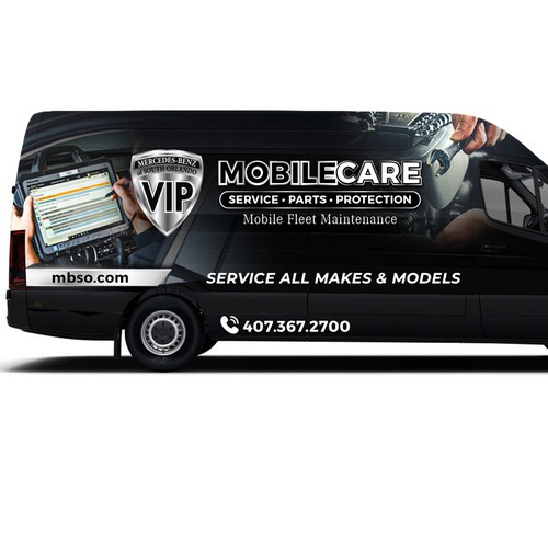 Mobile Service Wrap Design by Fachri Iffat