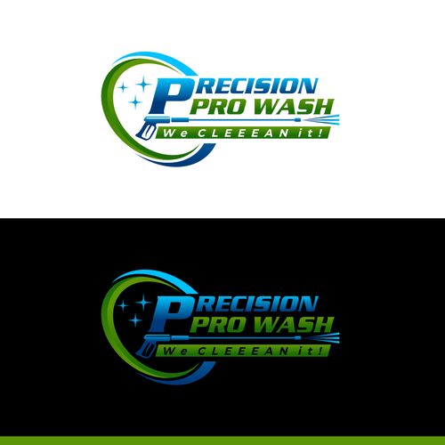 Precision Pro Wash logo design Design by Salman♥