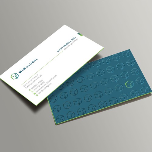 WIN Global Business Card Design-ontwerp door Xclusive16