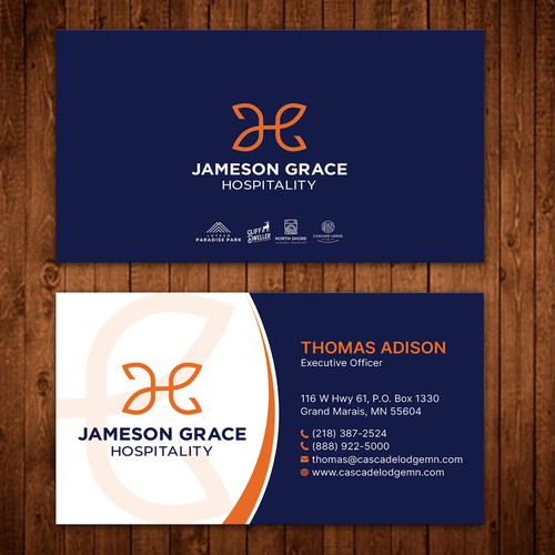 Design Create a modern and clean business card for a parent company with 4 subsidiaries por ™SF_Design™