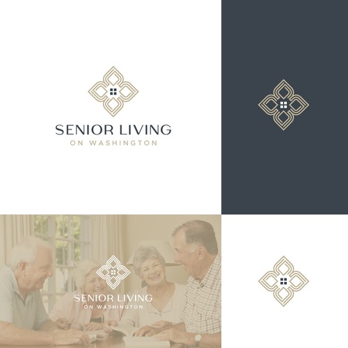 Senior Apartment Community Logo Design by genesis.design