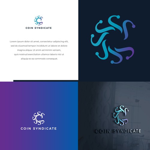 Logo for Coin Syndicate Influencer Agency Design by Eeshu