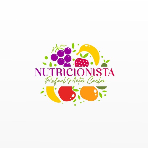 Logo/Identidade Visual para Nutricionista, investigador e atleta Design by websmartusa