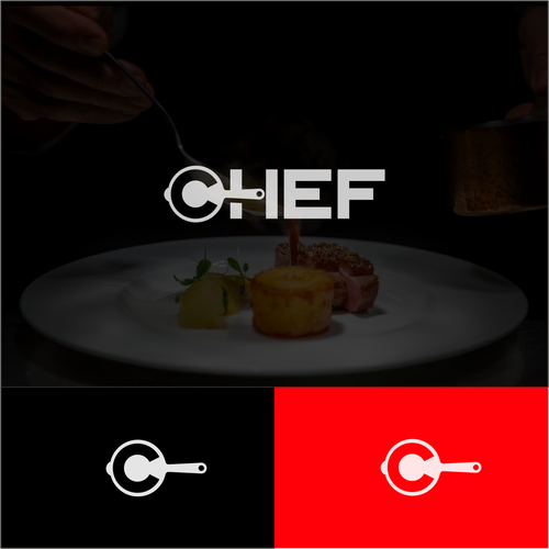 "CHEF": Food & Cooking Social Media Logo Design by yellow.lemon