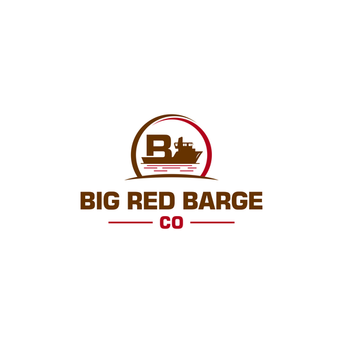 Create the logo for Big Red Barge Company Design by Win Won