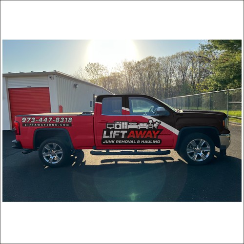 Cool Truck Wrap for Junk Removal Business Design by dnite