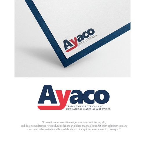 Logo for a company called AYACO Design by Dijitoryum