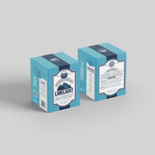 Design the packaging a outdoor headlamp where proceeds are donated to save american wildlife Design by Kat.Fil