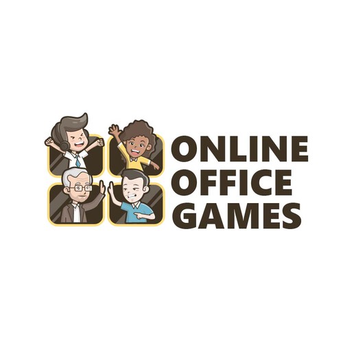 Logo for Online Office Games by teambuilding.com -- an event loved by Apple, Google, NASA and more. Design by dadan_pm