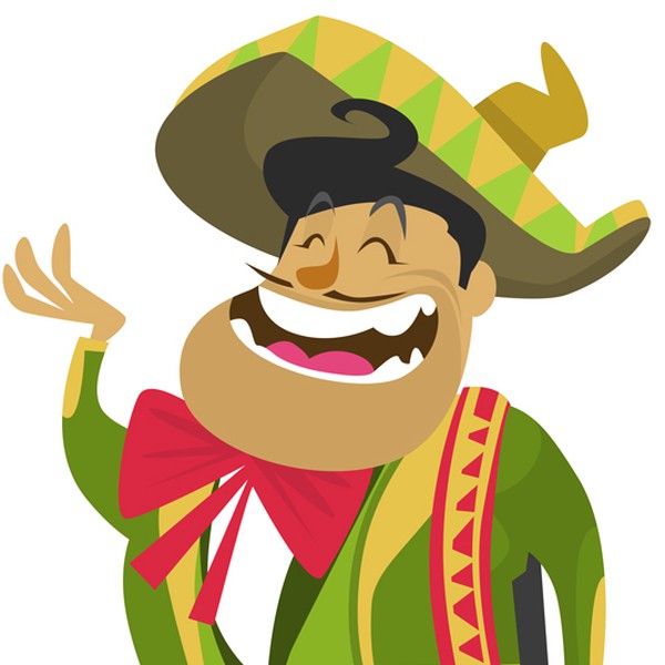 Design by alemi titled "100amigos.com brand mascot"