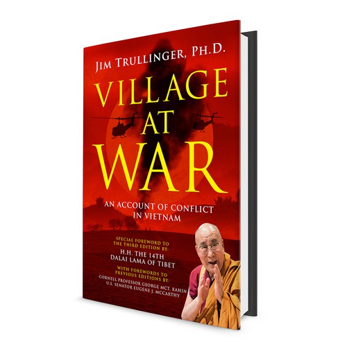 Cover for Third Edition of Classic Work on the Vietnam War. Special Foreword by H.H. the Dalai Lama. Design von Sam Art Studio