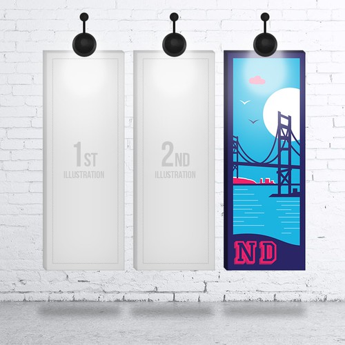 Community Contest: Create a great poster for 99designs' new Oakland office (MULTIPLE WINNERS!) Réalisé par georgedesigner