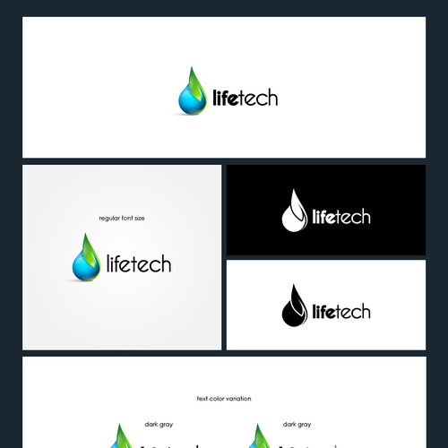 We turn air into clean drinking water. Design a sleek, sophisticated, fresh, clean, modern, green yet sexy logo for LifeTech Diseño de axehead