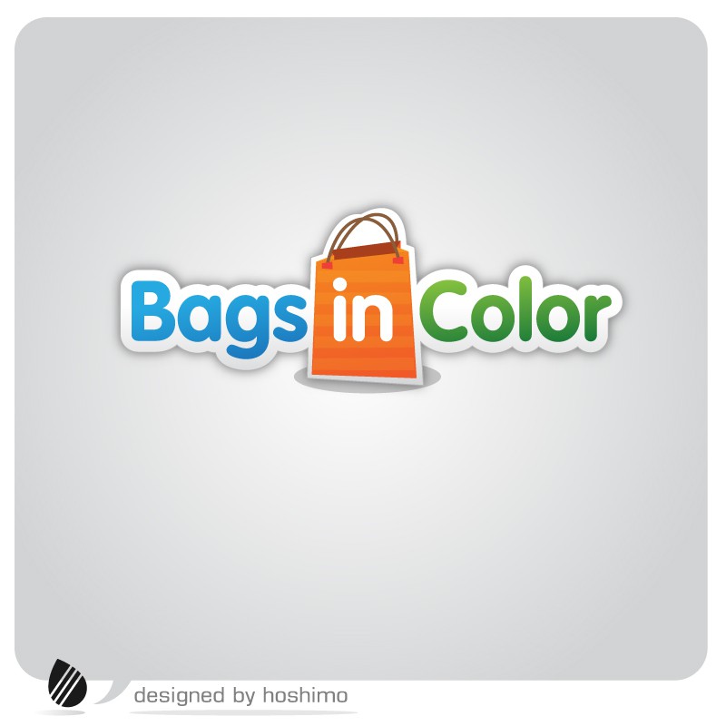 Green and orange logo with the title 'Logo for ecommerce company'