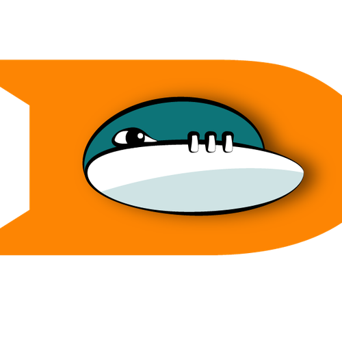 コンペ「99designs community contest: Help the Miami Dolphins NFL team re-design its logo!」のデザイン by sthalmeさん 