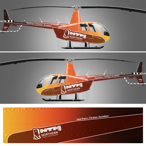 Helicopter design Exterior Wrap Design by Nick T.