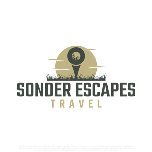 Luxury travel agency logo to appeal to international travelers. Design by Cengkeling