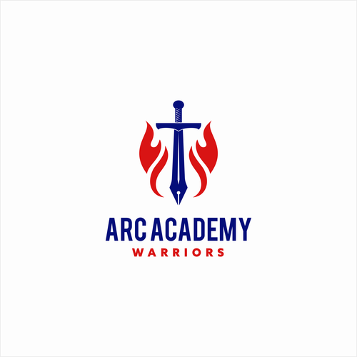 Design a modern logo for a Christian school with a Warriors mascot Design by sukadarma