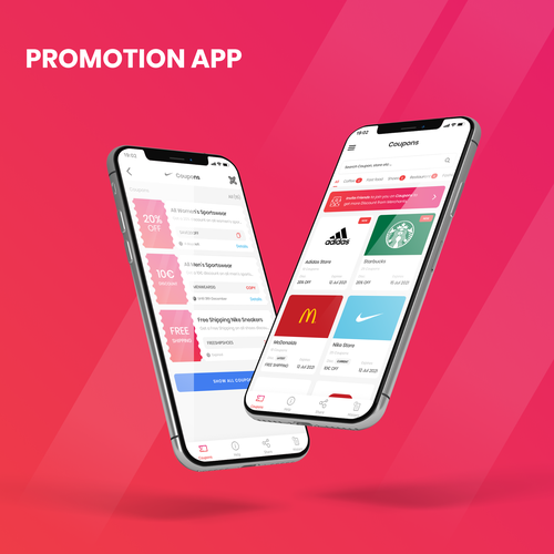 Design for a Coupon/Promotion app Design by Aryafianto