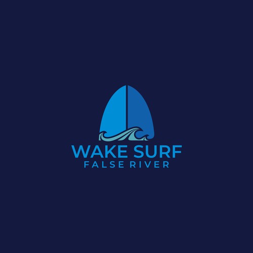 Edgy/sophisticated wake surf logo for a female/male group of wake surfers that embody a luxury life. Nothing predictable Design by Art_guse