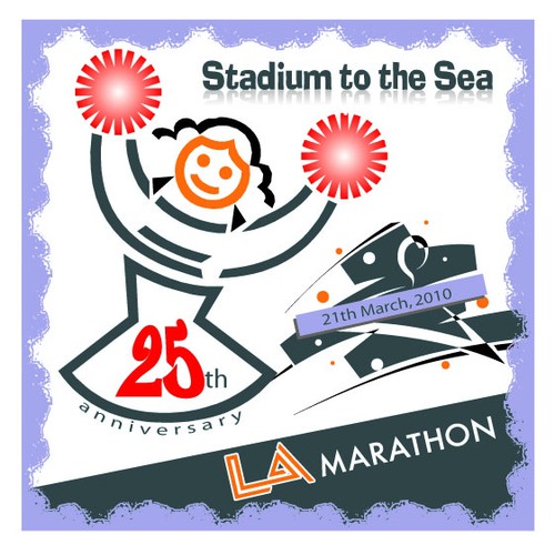 LA Marathon Design Competition Design by OrnateGraphic