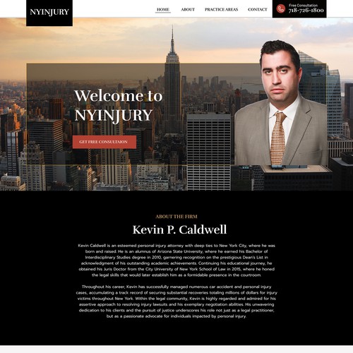 Design Law Firm looking for sleek/ professional design. por dhery