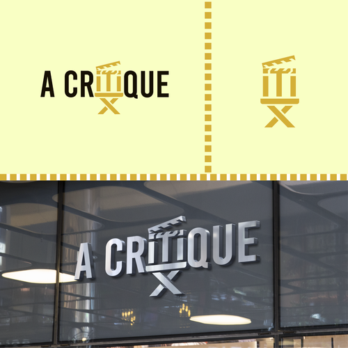 What would a film critique logo look like? Design by Big Pine Design