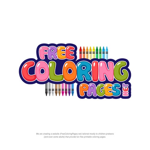 Help us create a logo for our coloring website! Design by paahry™