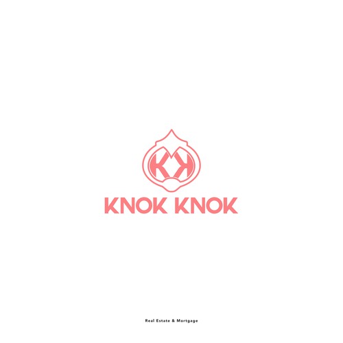 New Social Property Search App Logo NEEDED! Knok Knok Design by JohnBartholomew