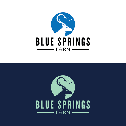 Logo for our Der hunting and bass fishing recreational farm Design by ClevrLab.Studio