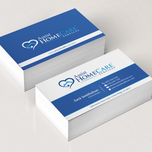 Business Card for Home Health Agency Design by AkGraphicsSolutions