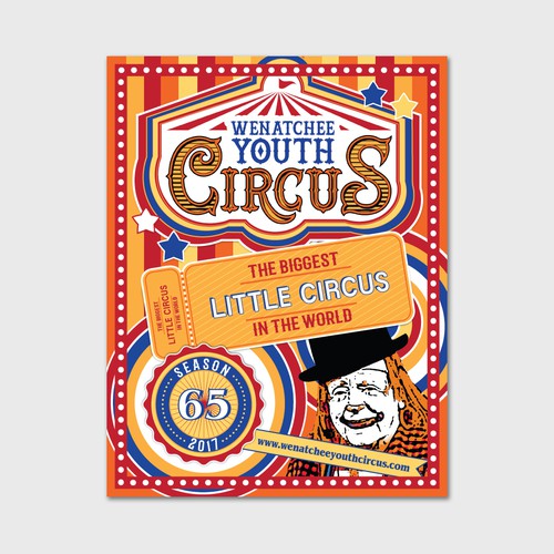 Circus Program Cover Design por azziella