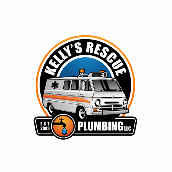 Design by -djamilah- titled "Kelly's Rescue Plumbing, LLC"