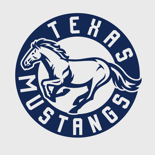 Diseño de Texas Mustangs de ctrw