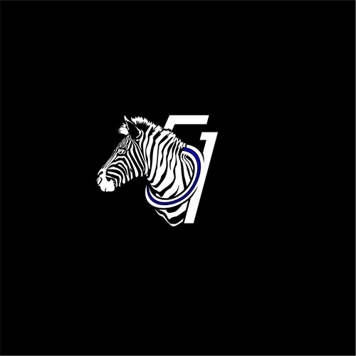 Edgy, Tough, Rugged, clothing Logo cleverly combining "Zebra" and "51" in a unique way. Design by Athar82