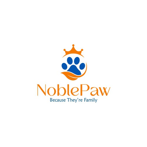 "NoblePaw - Pet Supplements Logo Design" winning Logo design