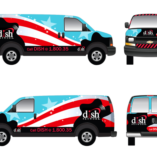 V&S 002 ~ REDESIGN THE DISH NETWORK INSTALLATION FLEET デザイン by Web2byte