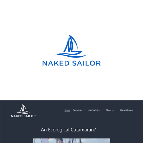 Design an inspiring logo for an honest sailing blog (with ecological aspirations!) Design by aldams