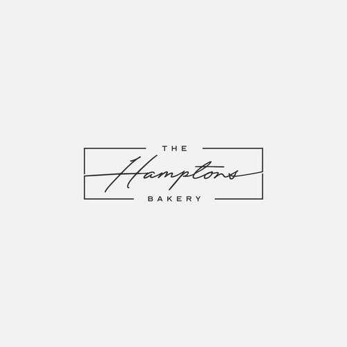 The Hamptons Bakery Logo Design by Andy Bana