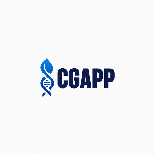 non-profit genetics association logo Design by George d