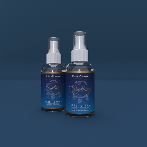 Sleep Spray label design for global Sleep brand Design by Tamara.D