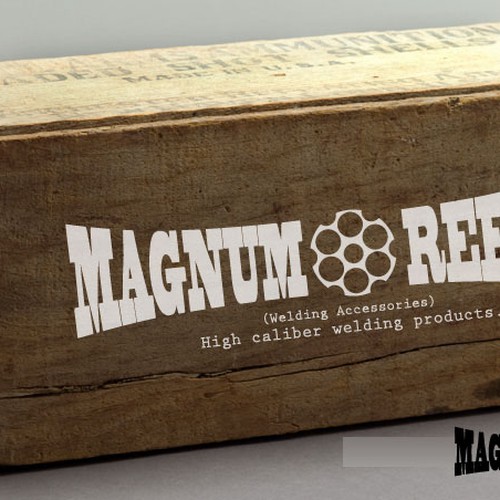 Design Create a vintage Magnum logo and brand identity for a welding accessories company. por Grant Anderson