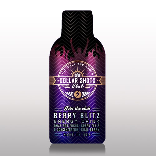 Create an eye-catching energy shot drink bottle design for the relaunch our eCommerce Supplement Shot Co.!! Réalisé par BRAVO-designs