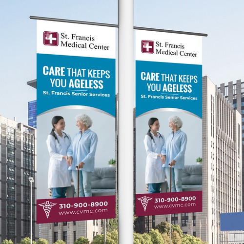 Design a banner that attracts older adults & families to use our specialized senior care & services Design by Sketch Media™