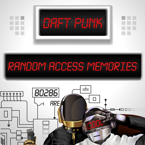 99designs community contest: create a Daft Punk concert poster Diseño de Arry Surr