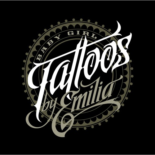 Logo for tattoo artist Design by gcsgcs