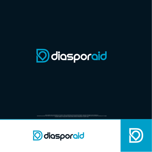 Design a powerful logo for diasporaid, an impact-oriented network/platform for expats Design by InTuos Pro
