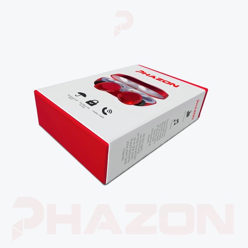 Wireless earbuds packaging box sleeve design Design por flaco.ink